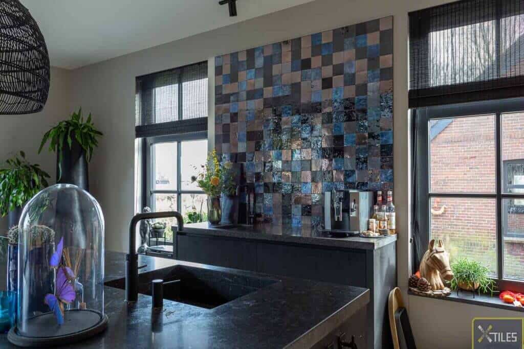 Koop Zellige Deep Blue Mix Wandtegels Voor Jouw Droomwand X Tiles