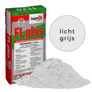 Sopro Flexvoeg plus Lichtgrijs - backphoto